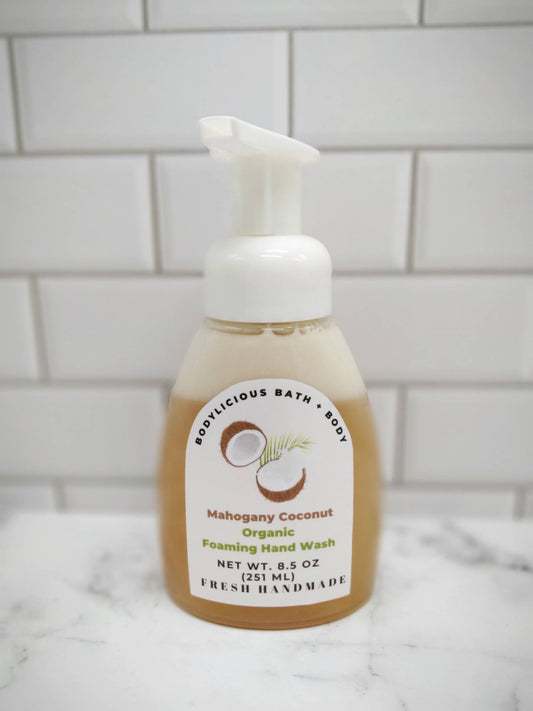 Mahogany Coconut Organic Foaming Hand Soap