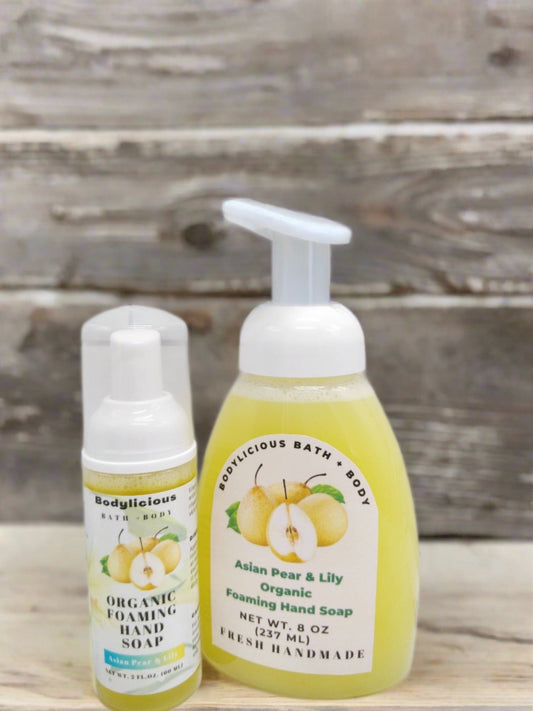 Asian Pear & Lily Organic Foaming Hand Soap