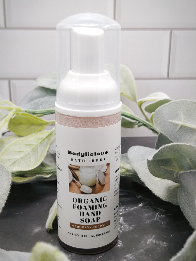 Mahogany Coconut Organic Foaming Hand Soap